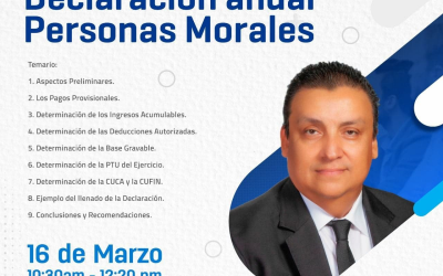 Declaración anual Personas Morales.