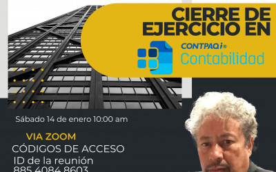 Cierre de registro en CONTPAQi Contabilidad