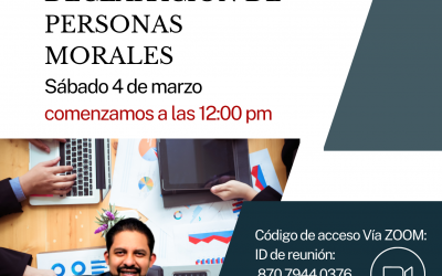 Declaración de personas morales