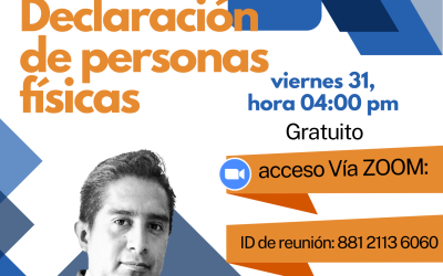 Curso Declaración de personas físicas Ponente: C.P. Pedro Carlos Ramírez