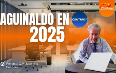Aguinaldo en CONTPAQi NÓMINAS